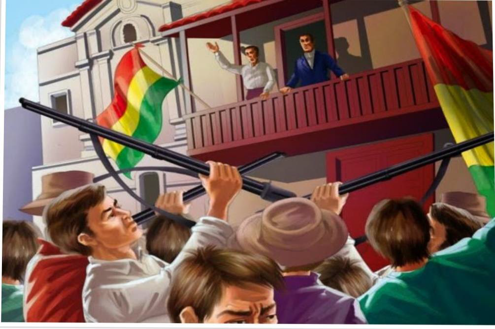 dibujo Asi comenzo la independencia el 25 de mayo de 1809 el primer grito de libertad en Bolivia imagenes Asi comenzo la independencia el 25 de mayo de 1809 el primer grito de libertad en Bolivia