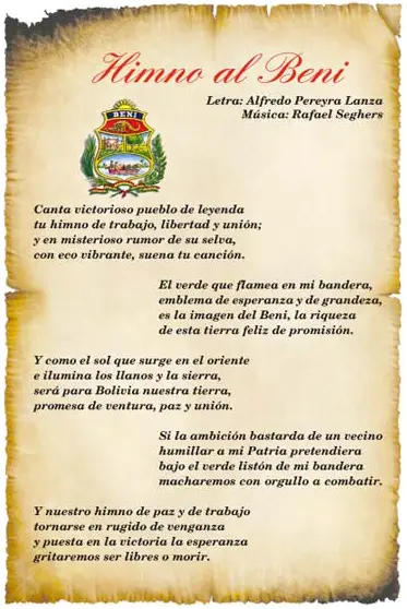 imagenes Himno al departamento del Beni