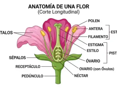 descargar dibujos de La Flor y Sus Partes 2026 imagenes de La Flor y sus partes