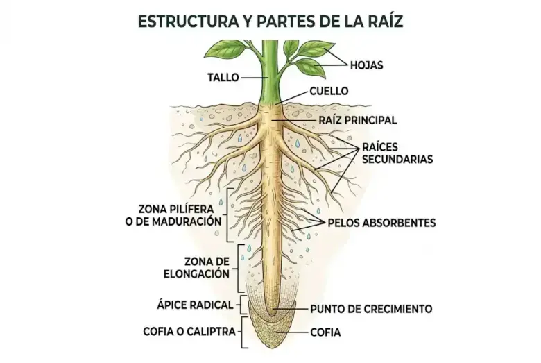 descargar dibujos de La Raíz de las Plantas 2026 imagenes de Partes de una Raiz